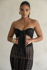 Noir Caribbean Skies Skirt Set - JLUXLABEL - Crochet