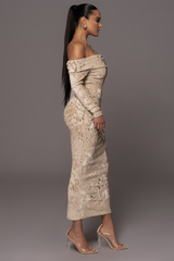 Stone Impressions Sequin Skirt - JLUXLABEL