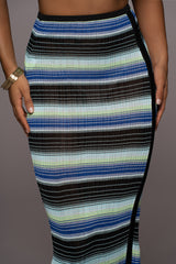 Multi Acting Out Midi Skirt - JLUXLABEL