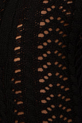 Noir Melyka Crochet Maxi Dress - JLUXLABEL