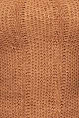 Rust Shore Thing Crochet Top - JLUXLABEL