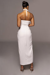 White Sahara Dress - JLUXLABEL