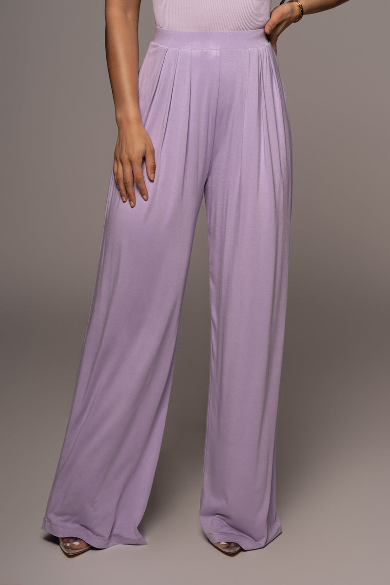 Smoky Purple Tailored Pants – voglio.us