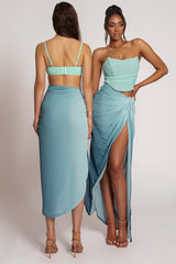 Blue Uncharted Waters Sarong - JLUXLABEL - Spring Summer Fashion