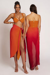 Orange High Tides Bikini Top- JLUXLABEL - Spring Summer Fashion