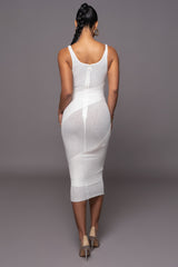 Ivory Shift Of Feelings Midi Dress - JLUXLABEL - Cabana Collection - Spring Summer