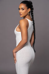 Ivory Back To You Midi Dress - JLUXLABEL - Cabana Collection - Spring Summer