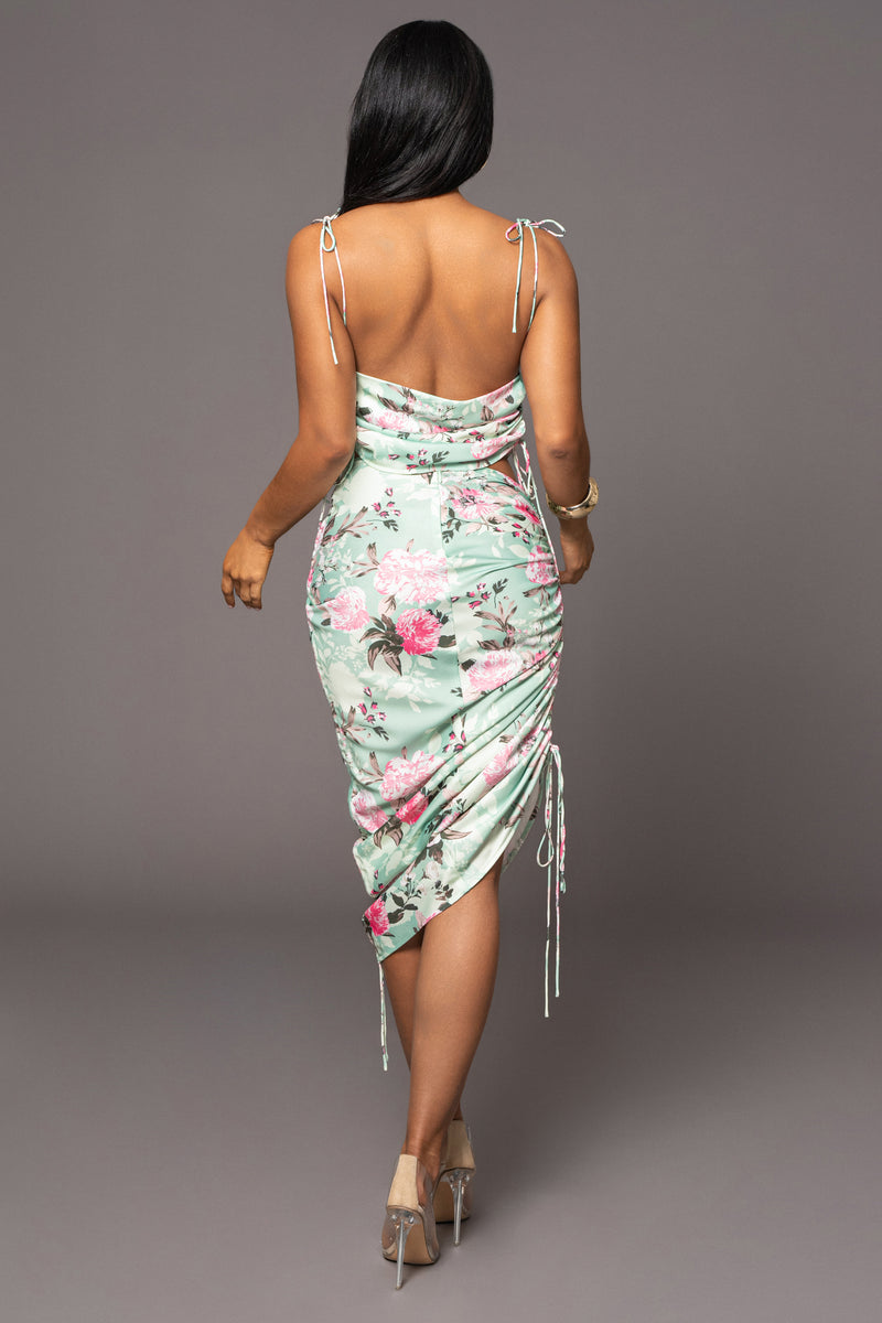 Mint Florence Ruched Skirt Set- JLUXLABEL - Spring Summer Fashion