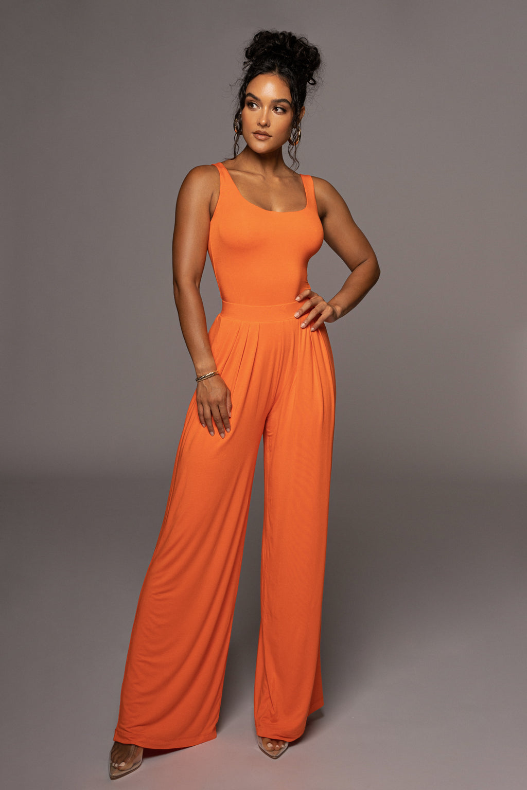 Tangerine Devyn Wide Leg Pants