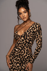 Leopard Rule Breaker Dress - Feminine Force - JLUXLABEL