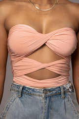 Peach New Heights Top - JLUXLABEL