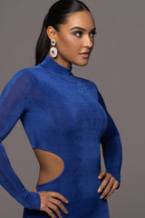 Royal Blue Made For You Dress - JLUXLABEL