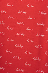 Red Home For The Holiday Adult Top - JLUXLABEL